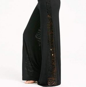 Side Lace Up Yoga Pants 2 XL